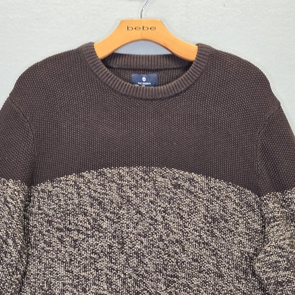 Ben Sherman Men's Sweater Crewneck Coffee House Brown Size Large - Picture 5 of 13